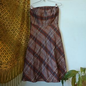 Clueless Style Plaid Mini Dress